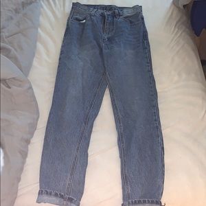 high wasted pac-sun mom jeans